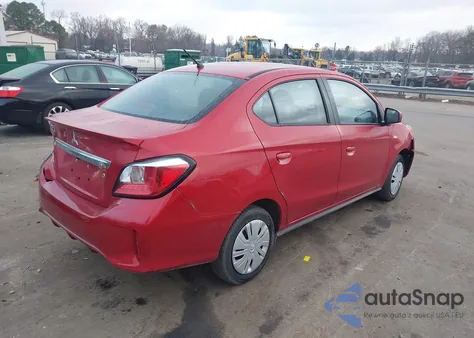 2024 Mitsubishi Mirage G4 Black Edition/Es/Le из США, поврежденный, VIN ML32FUFJXRHF18121